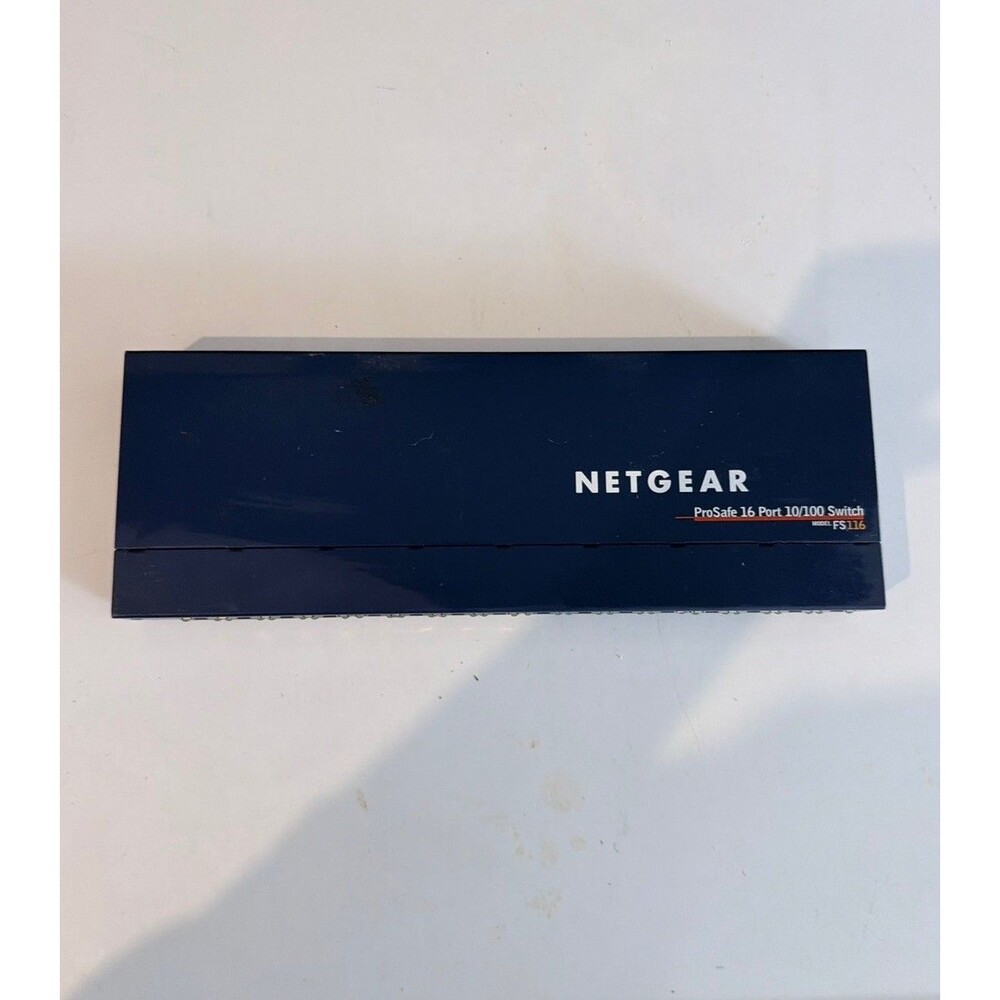 Netgear ProSafe FS116 16-Port 10/100 Fast Ethernet Desktop Network Switch Hub